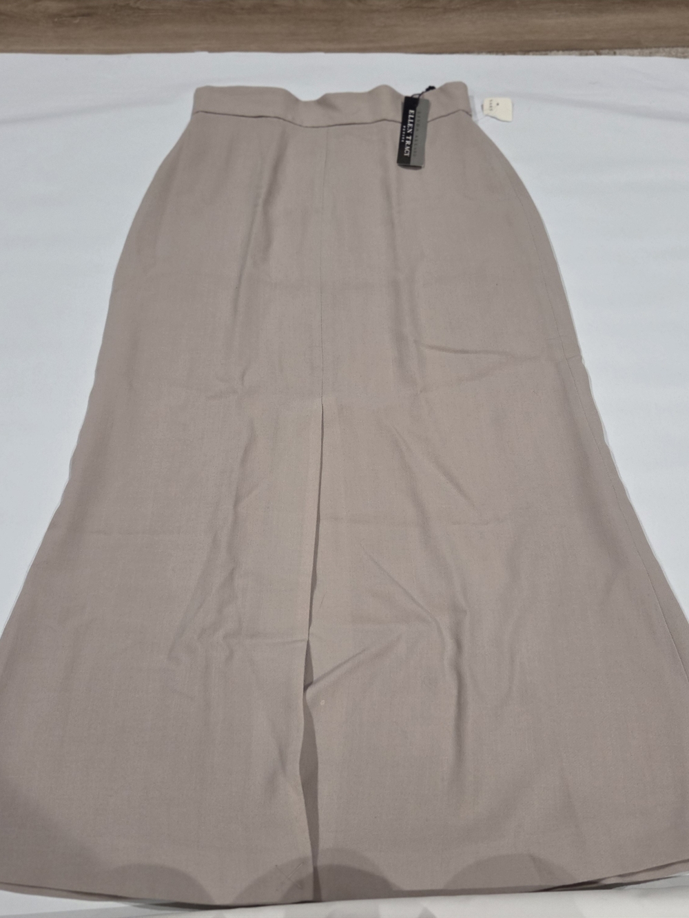 Women’s Long A-Line Skirt in Taupe